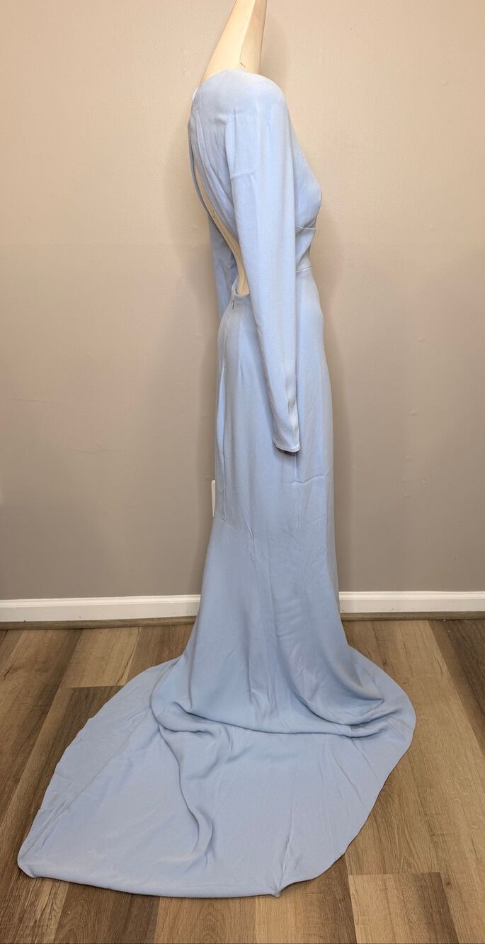 Stella McCartney Silk-Blend Cut-Out Gown Size IT40/US4 $4800 - Picture 9 of 10